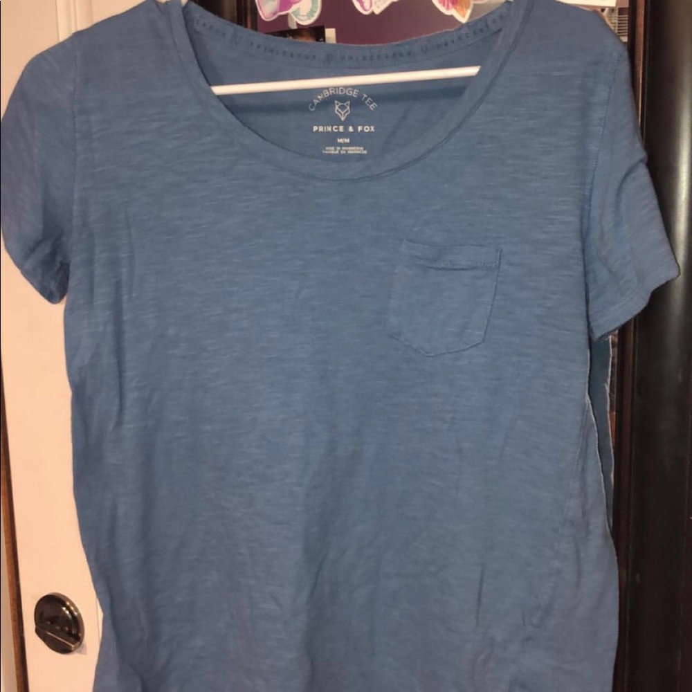 blue tee